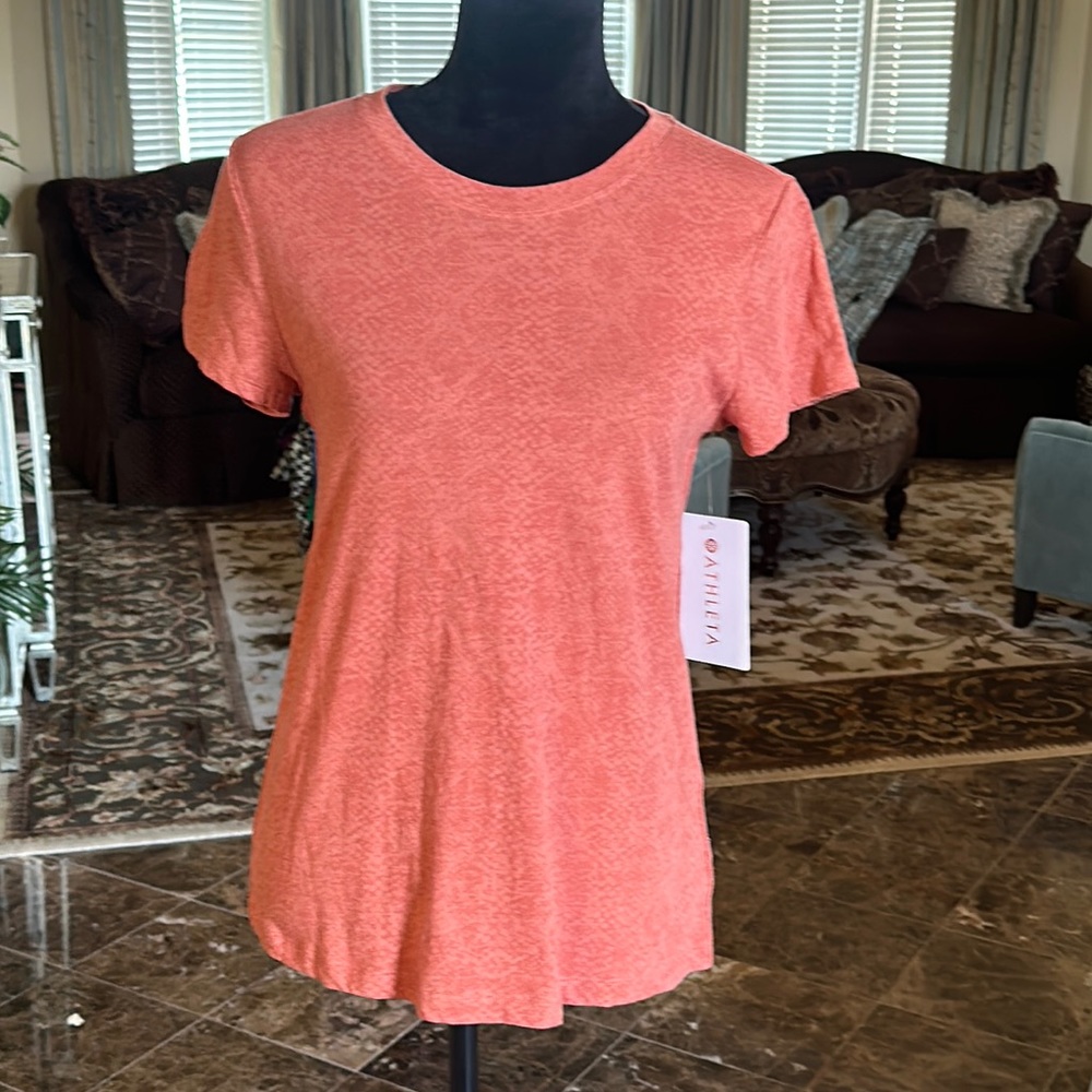 ATHLETA Organic Daily Snake Print Tee
